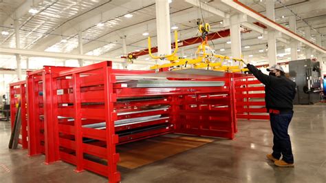 roll out sheet metal rack